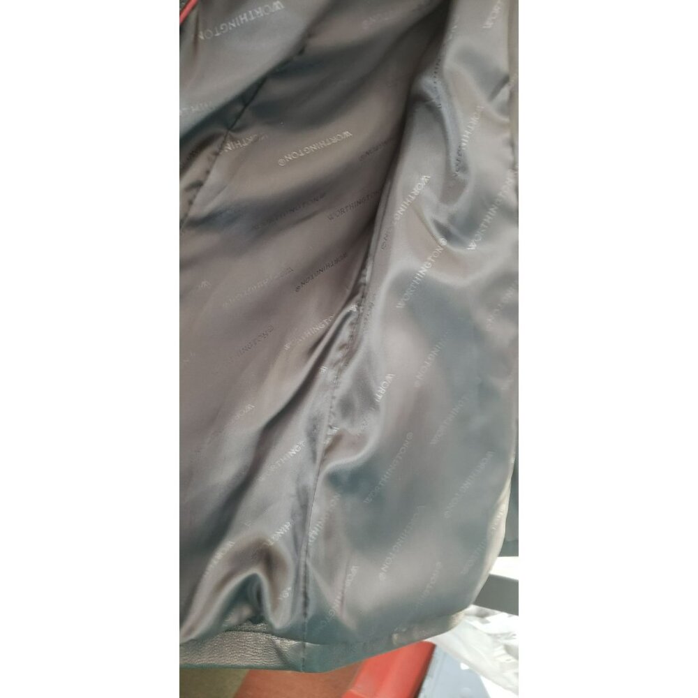 WORTHINGTON GENUINE LAMBSKIN WOMENS COAT - Picture 3 of 6